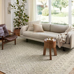 Loloi Noelle Ivory / Black Rug No.2 RUGS - wool Loloi