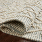 Loloi Noelle Ivory / Blue Rug No.1 RUGS - wool Loloi