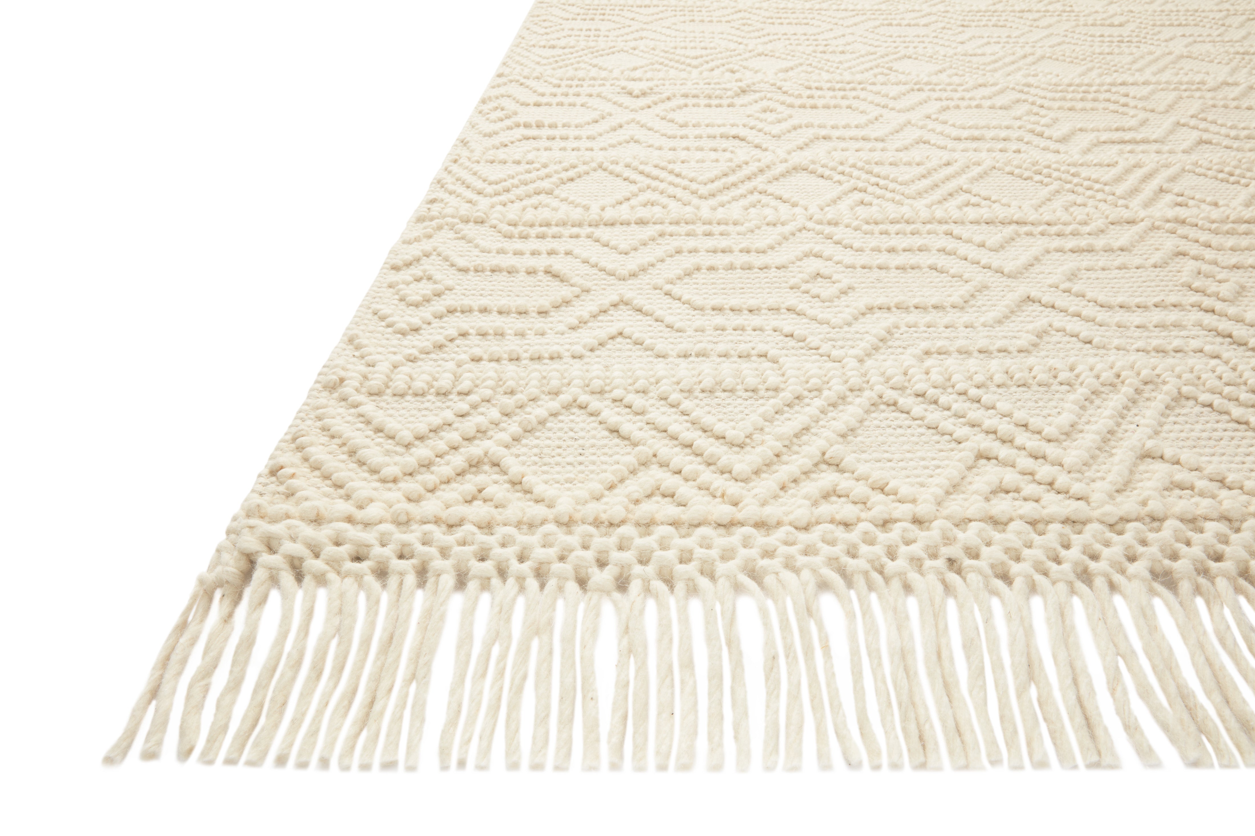 Loloi Noelle Ivory Rug RUGS - wool Loloi