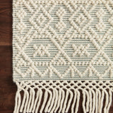 Loloi Noelle Ivory / Blue Rug No.2 RUGS - wool Loloi