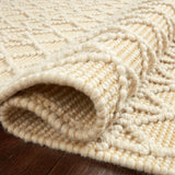 Loloi Noelle Ivory / Gold Rug RUGS - wool Loloi