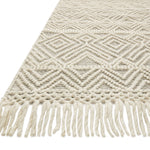 Loloi Noelle Ivory / Grey Rug RUGS - wool Loloi