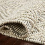 Loloi Noelle Ivory / Grey Rug RUGS - wool Loloi
