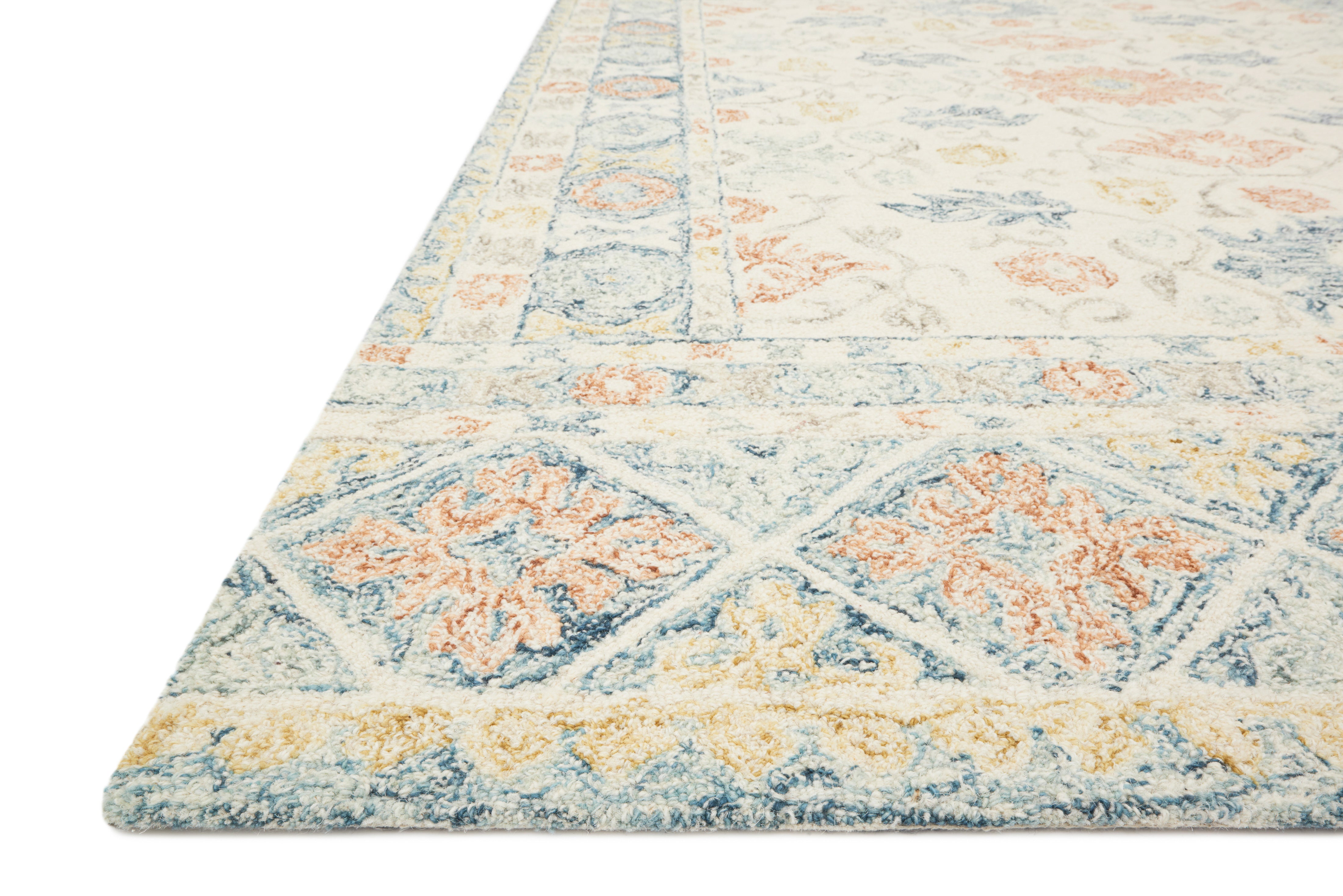 Loloi Norabel Ivory / Multi Rug RUGS - wool Loloi