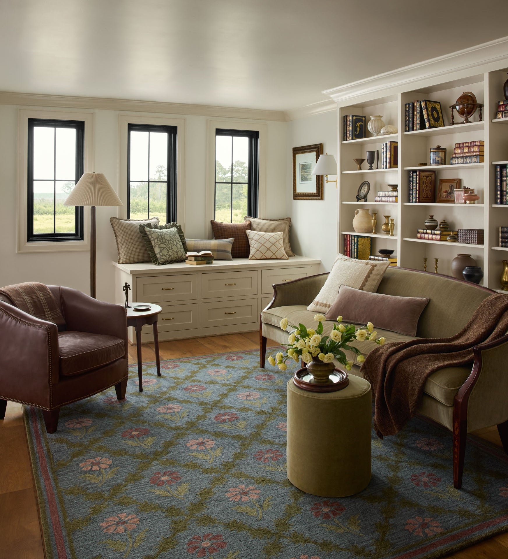 Chris Loves Julia x Loloi Norah Denim / Rose Rug - Rug & Weave