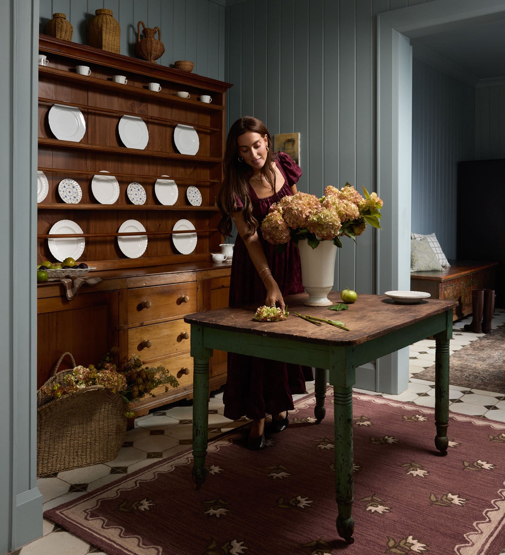 Chris Loves Julia x Loloi Norah Berry / Natural Rug - Rug & Weave