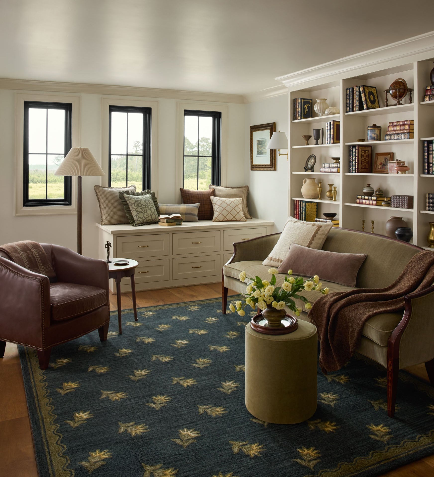 Chris Loves Julia x Loloi Norah Midnight / Olive Rug - Rug & Weave