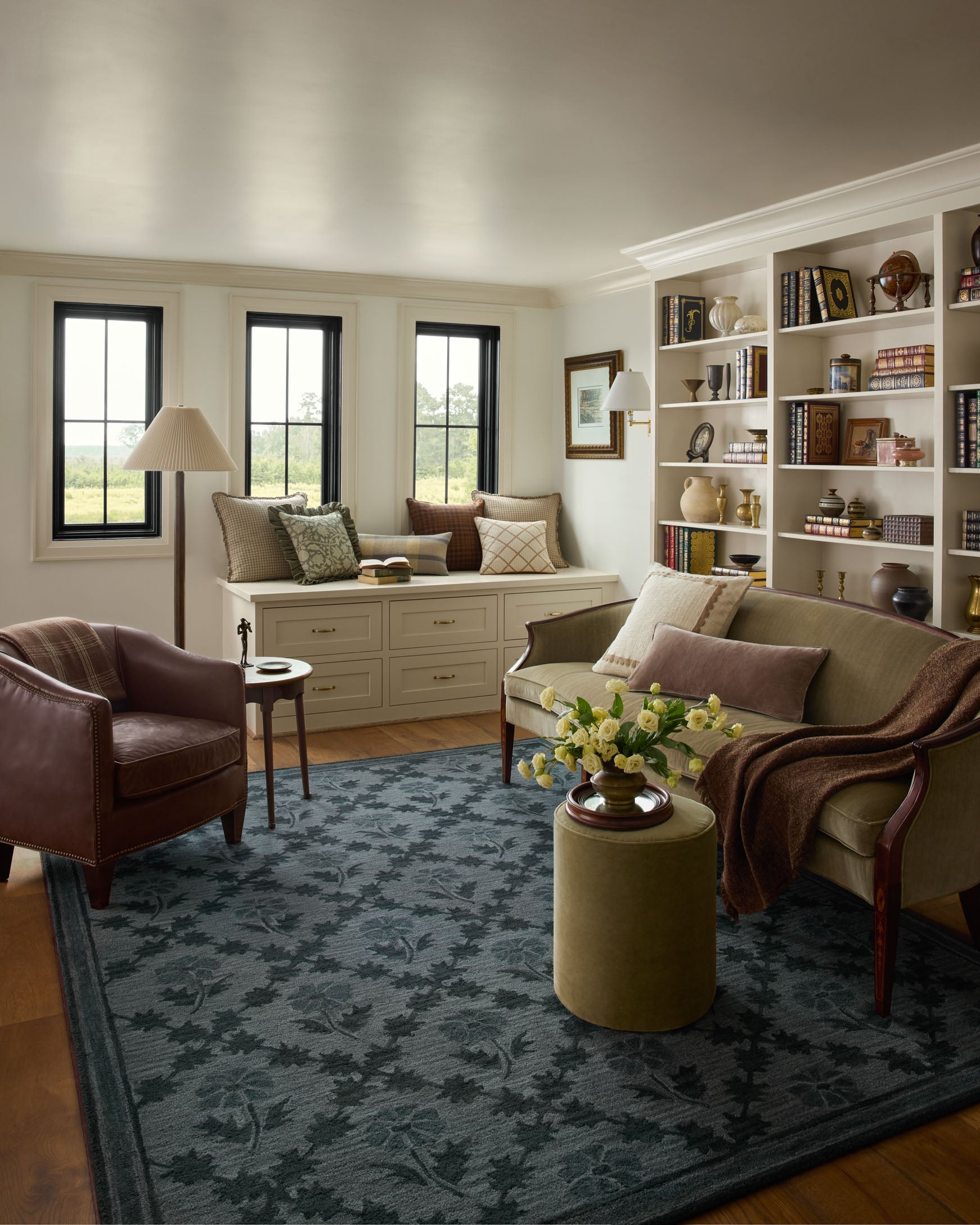 Chris Loves Julia x Loloi Norah Denim / Midnight Rug - Rug & Weave
