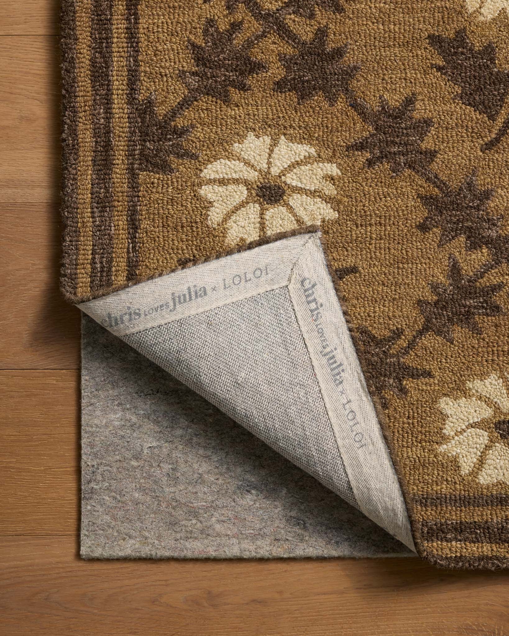 Chris Loves Julia x Loloi Norah Tan / Espresso Rug - Rug & Weave