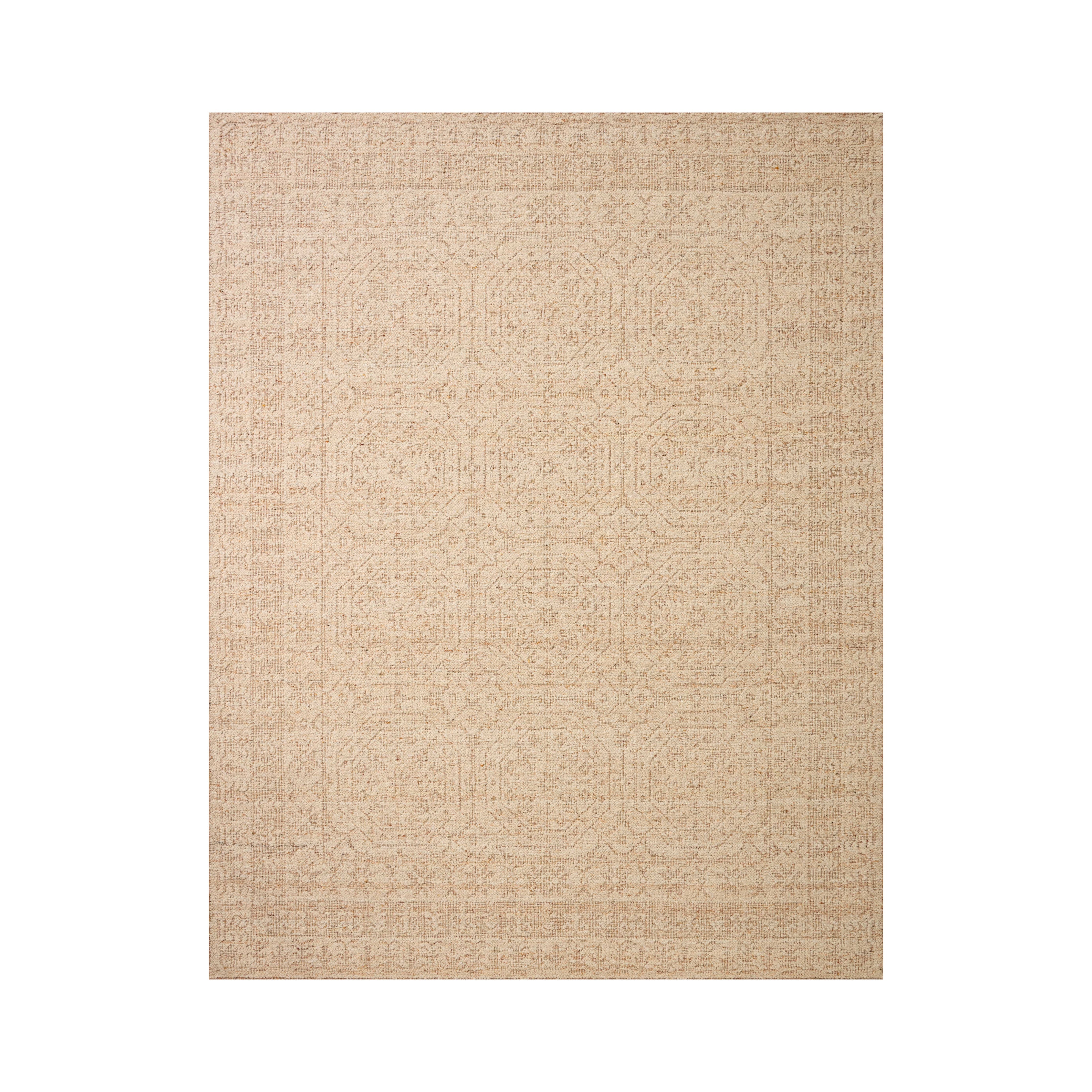 Loloi Novi Natural / Clay Rug RUGS - wool Loloi 18" x 18"