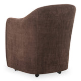 Drava Rolling Dining Chair FURNITURE - dining chair Moe's Furniture