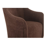 Drava Rolling Dining Chair FURNITURE - dining chair Moe's Furniture