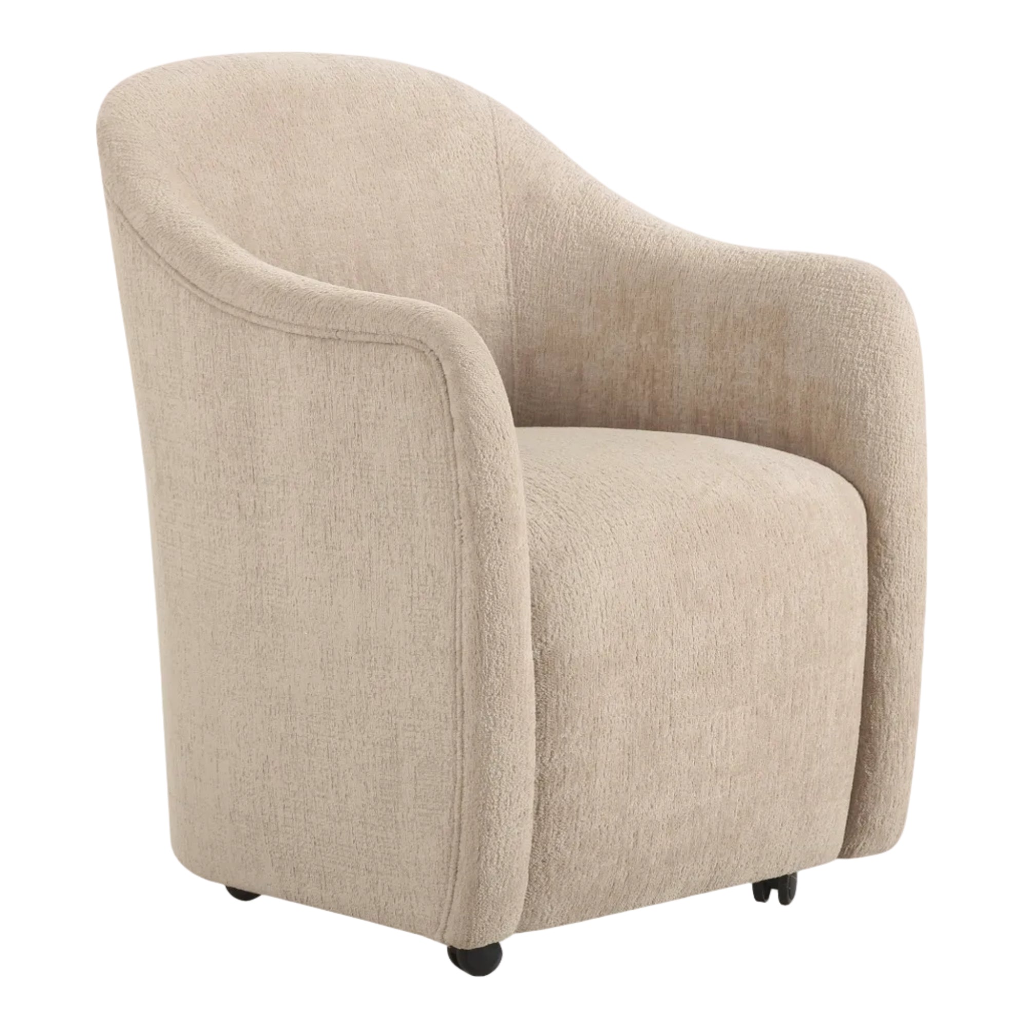 Drava Rolling Dining Chair FURNITURE - dining chair Moe's Furniture