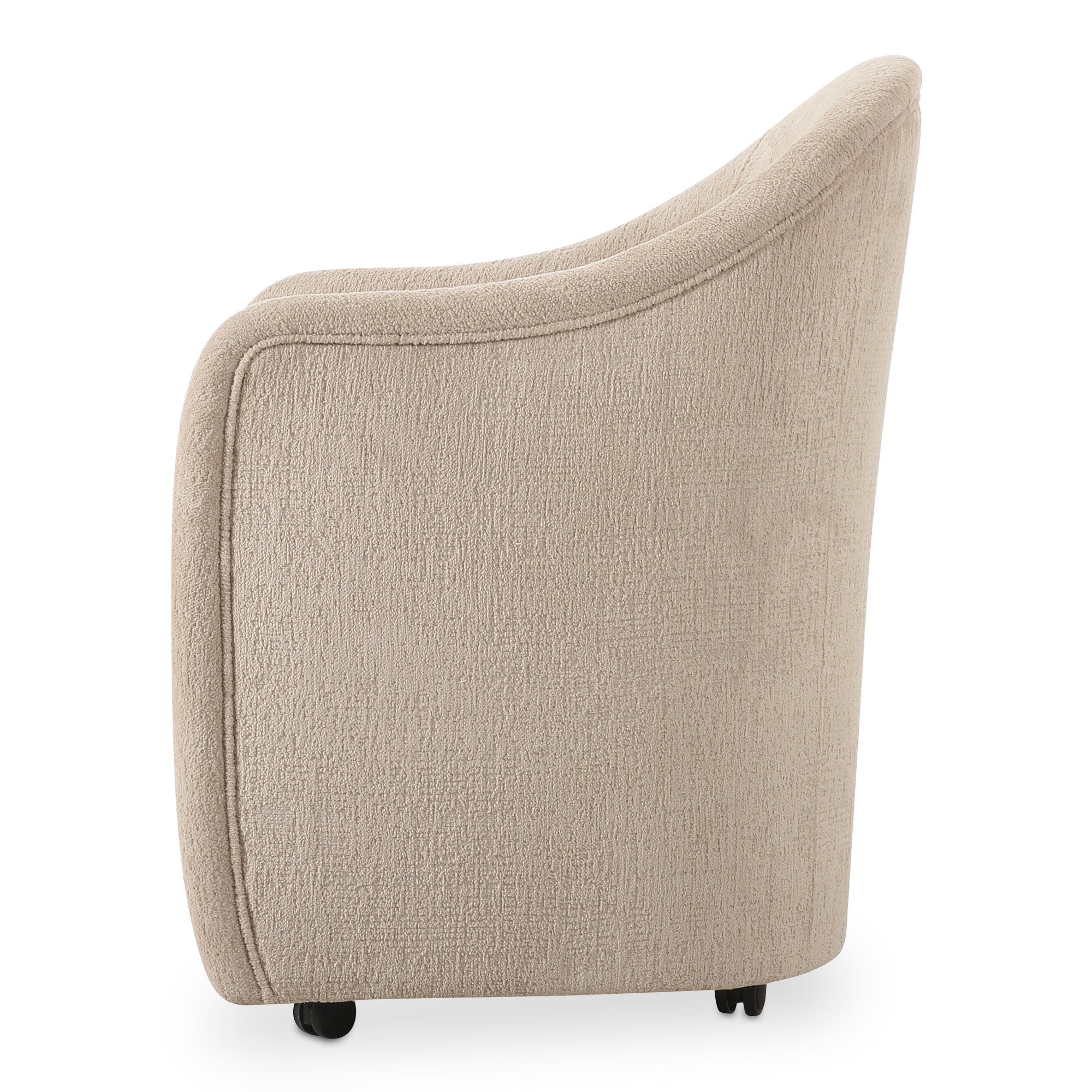 Drava Rolling Dining Chair FURNITURE - dining chair Moe's Furniture