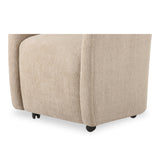 Drava Rolling Dining Chair FURNITURE - dining chair Moe's Furniture