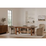 Drava Rolling Dining Chair FURNITURE - dining chair Moe's Furniture