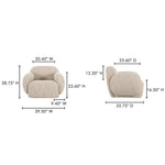 Hazel Lounge Chair FURNITURE - lounge chair Moe's Furniture