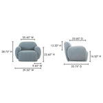 Hazel Lounge Chair FURNITURE - lounge chair Moe's Furniture