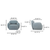 Hazel Lounge Chair FURNITURE - lounge chair Moe's Furniture