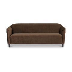 Dark Brown Faux Mohair