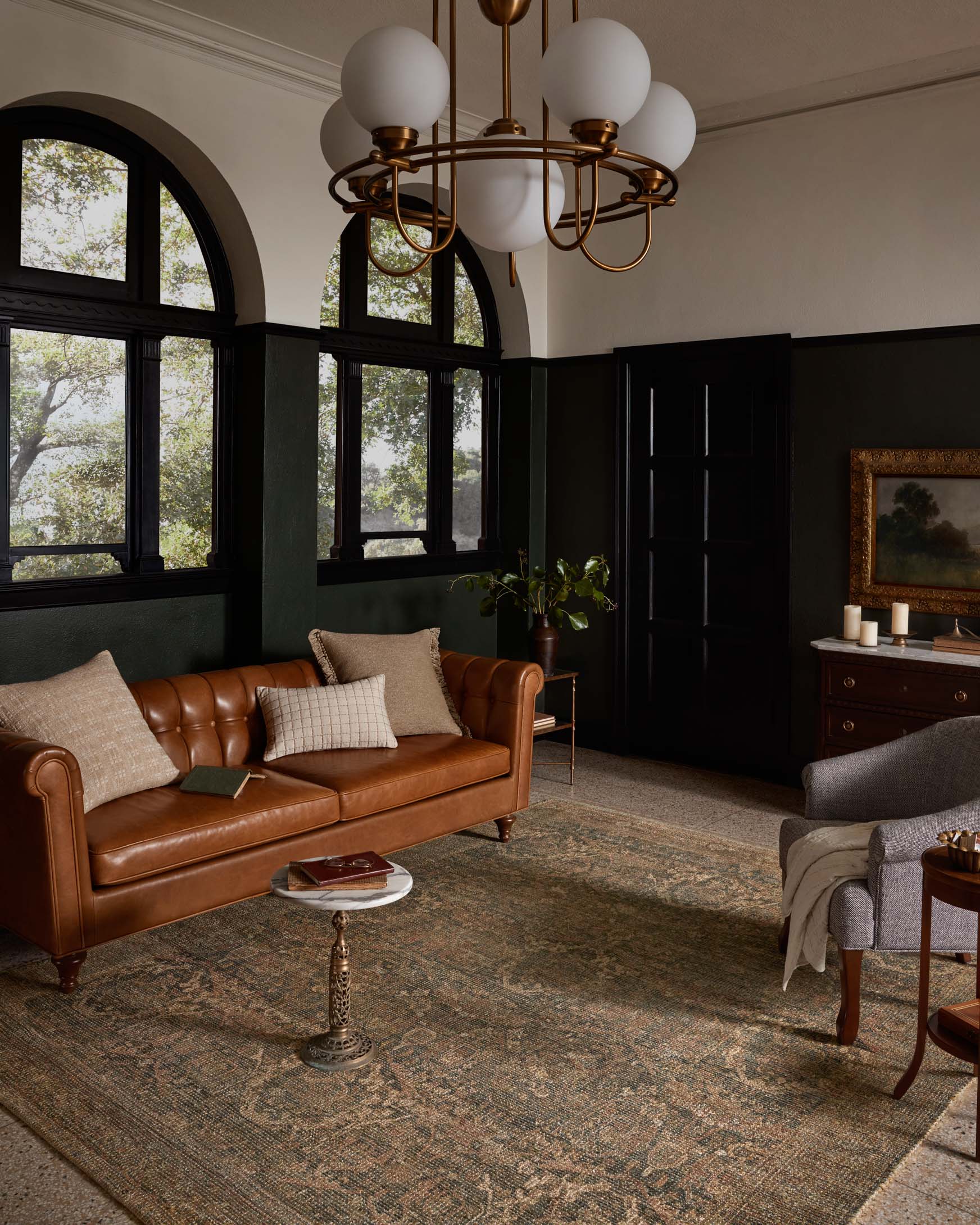 Magnolia Home x Loloi Oakley Midnight / Bark Rug - Rug & Weave