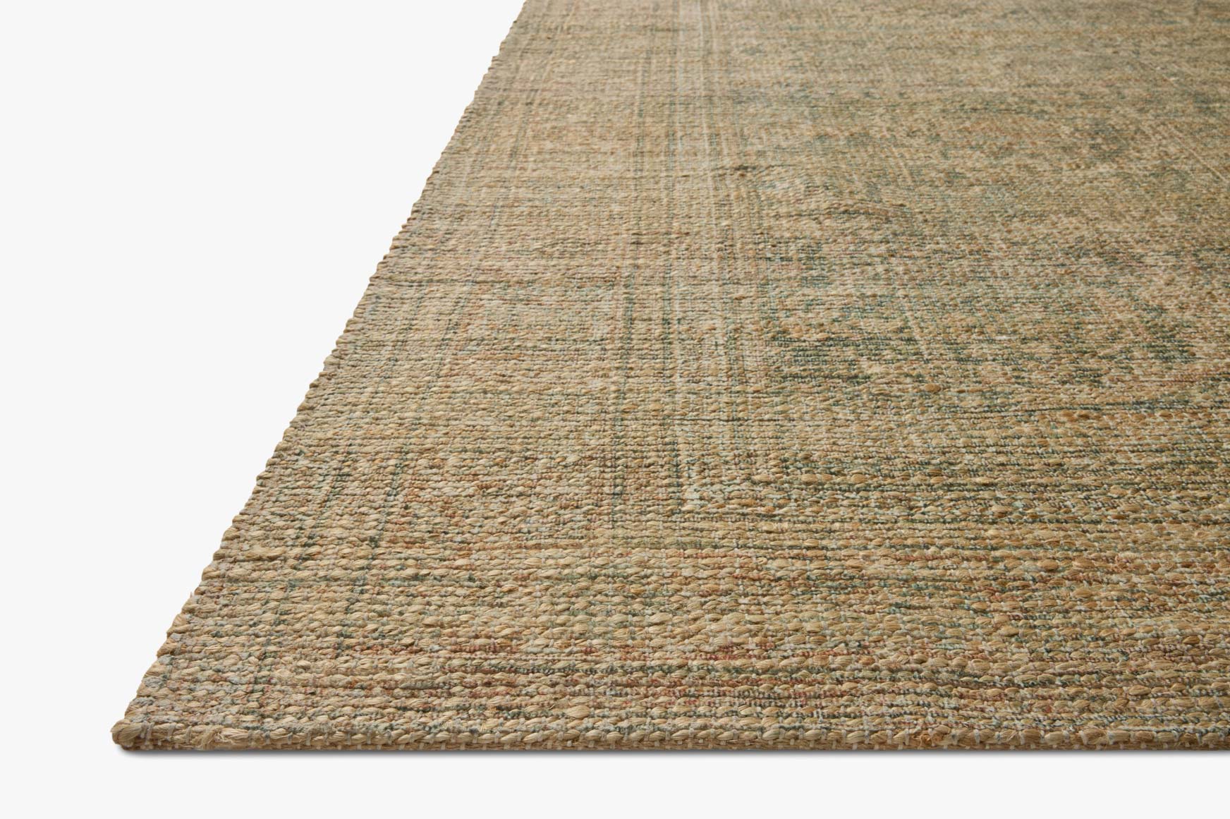 Magnolia Home x Loloi Oakley Lagoon / Rust Rug - Rug & Weave