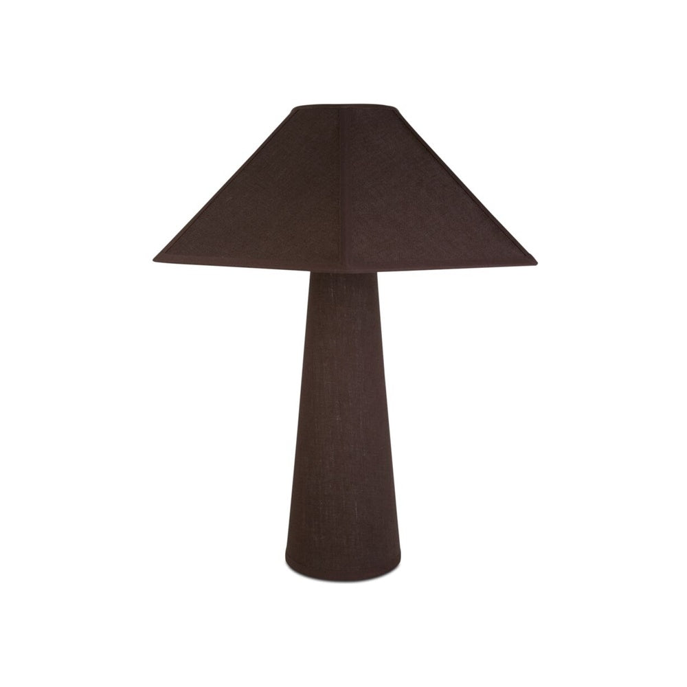 Gini Table Lamp, Dark Brown