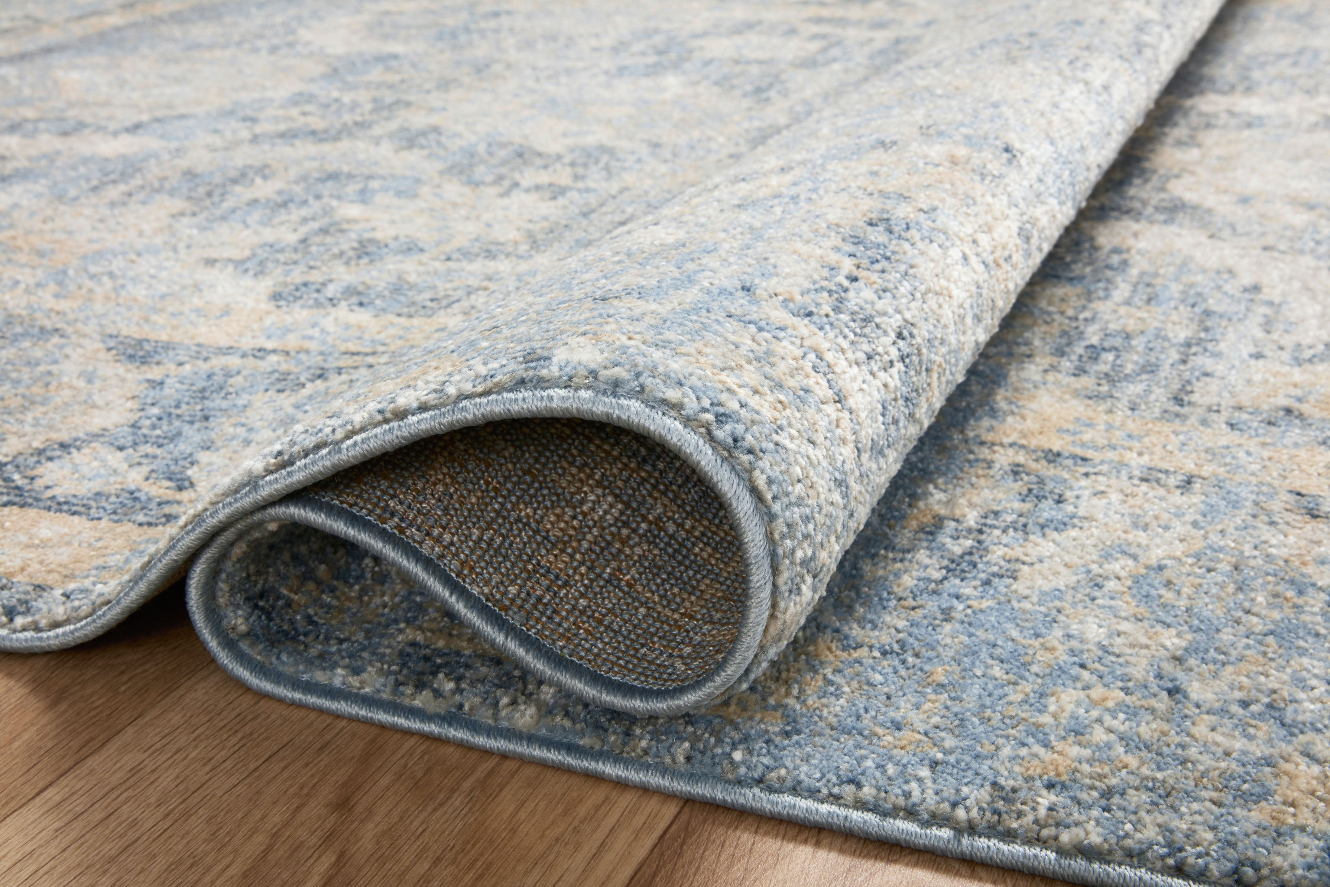 Loloi Odette Sky / Beige Rug 0-RUGS-patterned Loloi