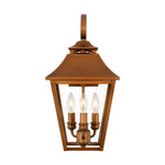 Galena Medium Wall Lantern LIGHTING - outdoor fixture Visual Comfort Natural Copper