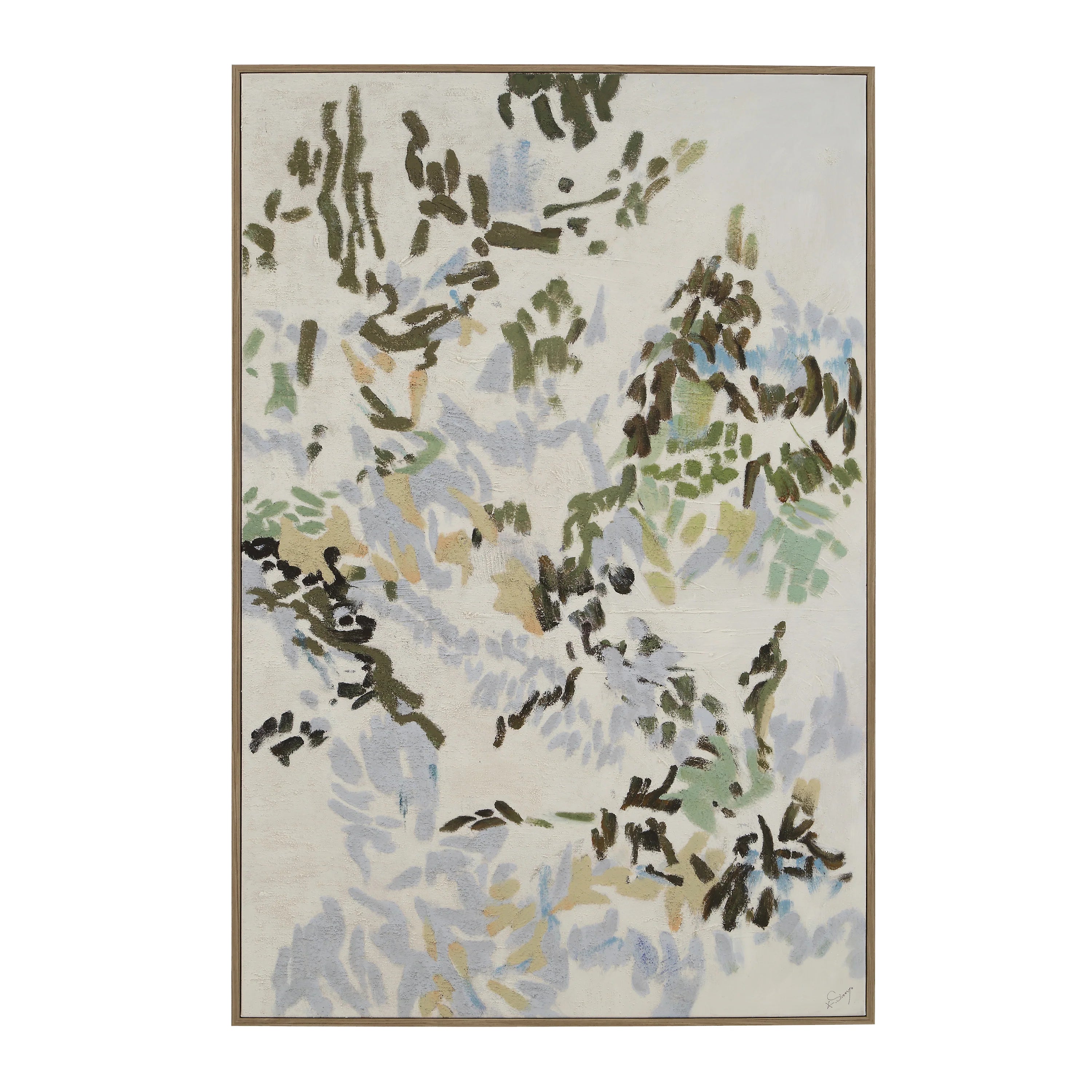 "Nebia" Framed Canvas ARTWORK - framed art Renwil