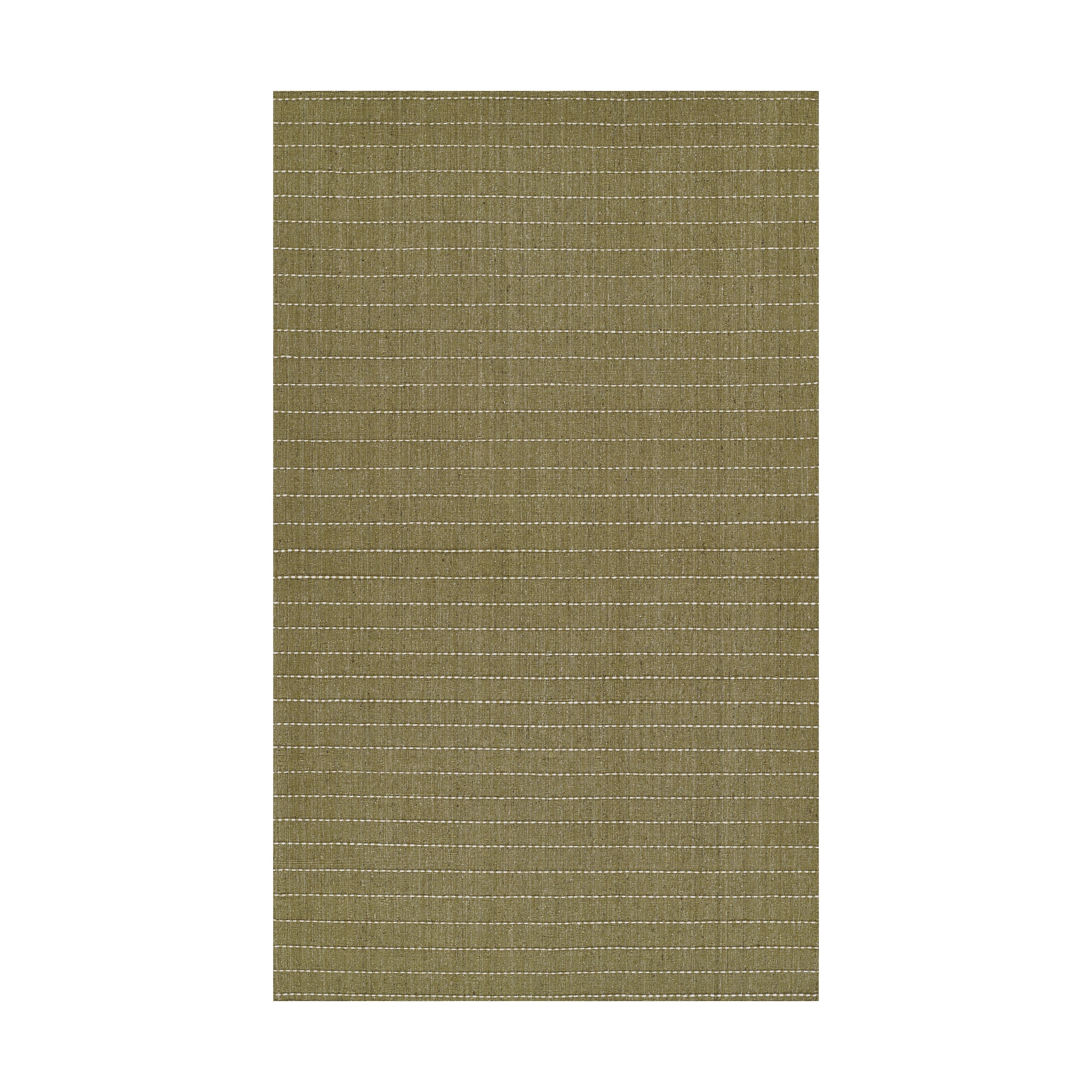 Olivier Stripe Hand Loomed Rug RUGS - wool Momeni Green 2'3" X 8' Runner
