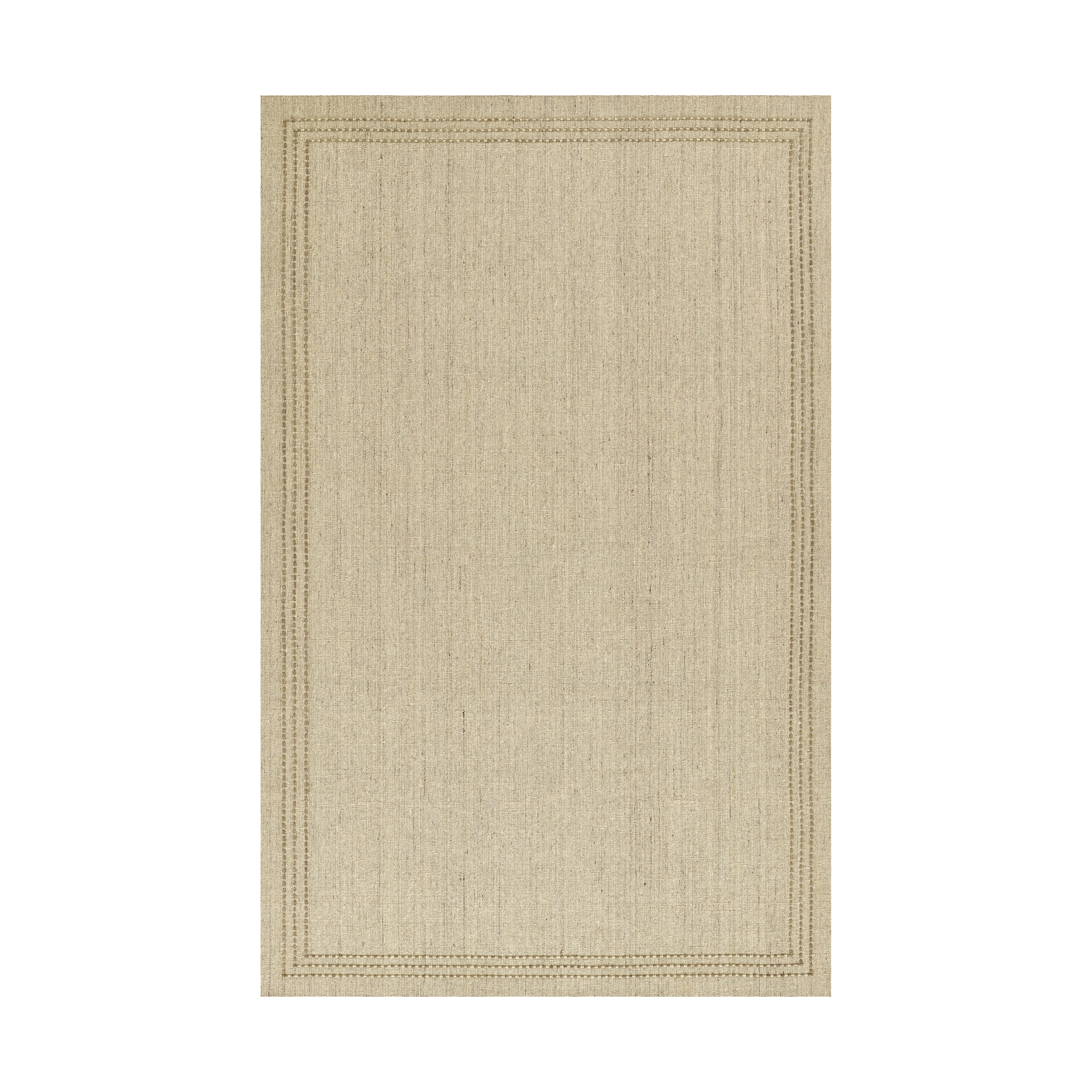 Olivier Border Hand Loomed Rug RUGS - wool Momeni Natural 2'3" x 8' Runner