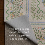 Rifle Paper Co. x Loloi Orchard Ivory / Multi Machine Washable Rug, 18" x 18" – view 5