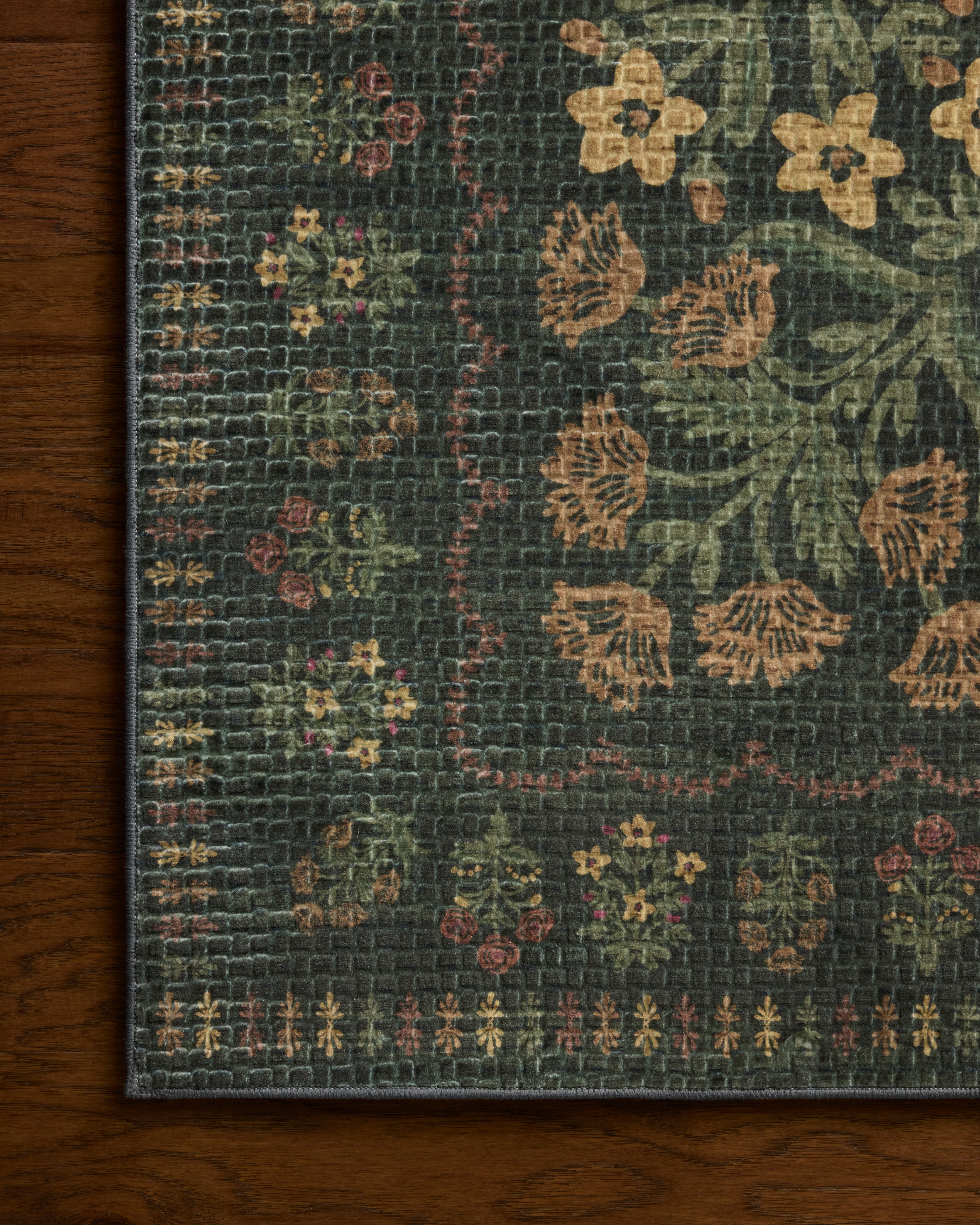 Rifle Paper Co. x Loloi Orchard Forest / Multi Machine Washable Rug RUGS - synthetic Loloi
