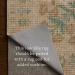Rifle Paper Co. x Loloi Orchard Sand / Multi Machine Washable Rug, 18" x 18" – view 6