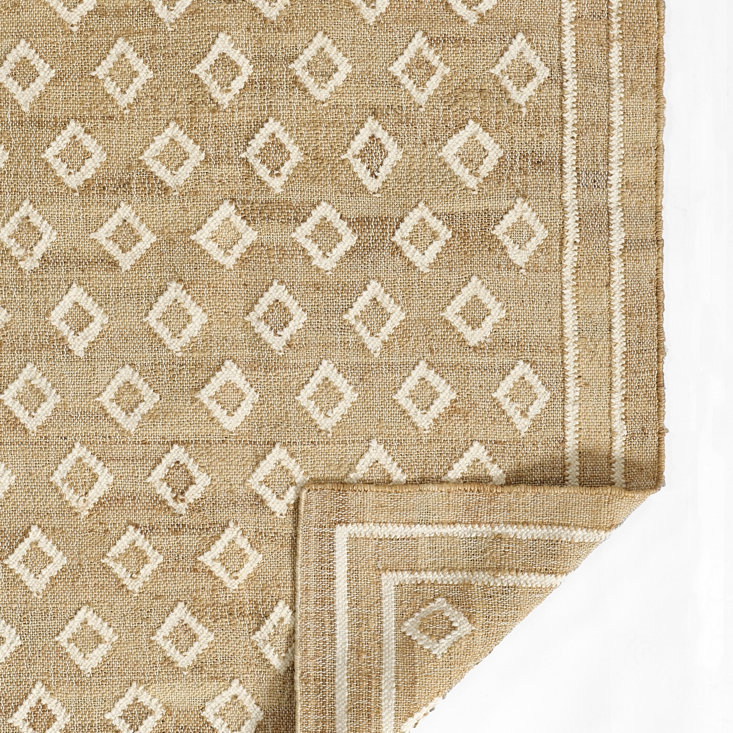 Orchard Diamond Hand Woven Jute Rug RUGS - jute Momeni