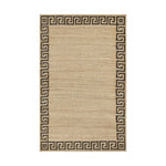 Orchard Greek Key Hand Woven Jute Rug RUGS - jute Momeni Brown 2' X 3'
