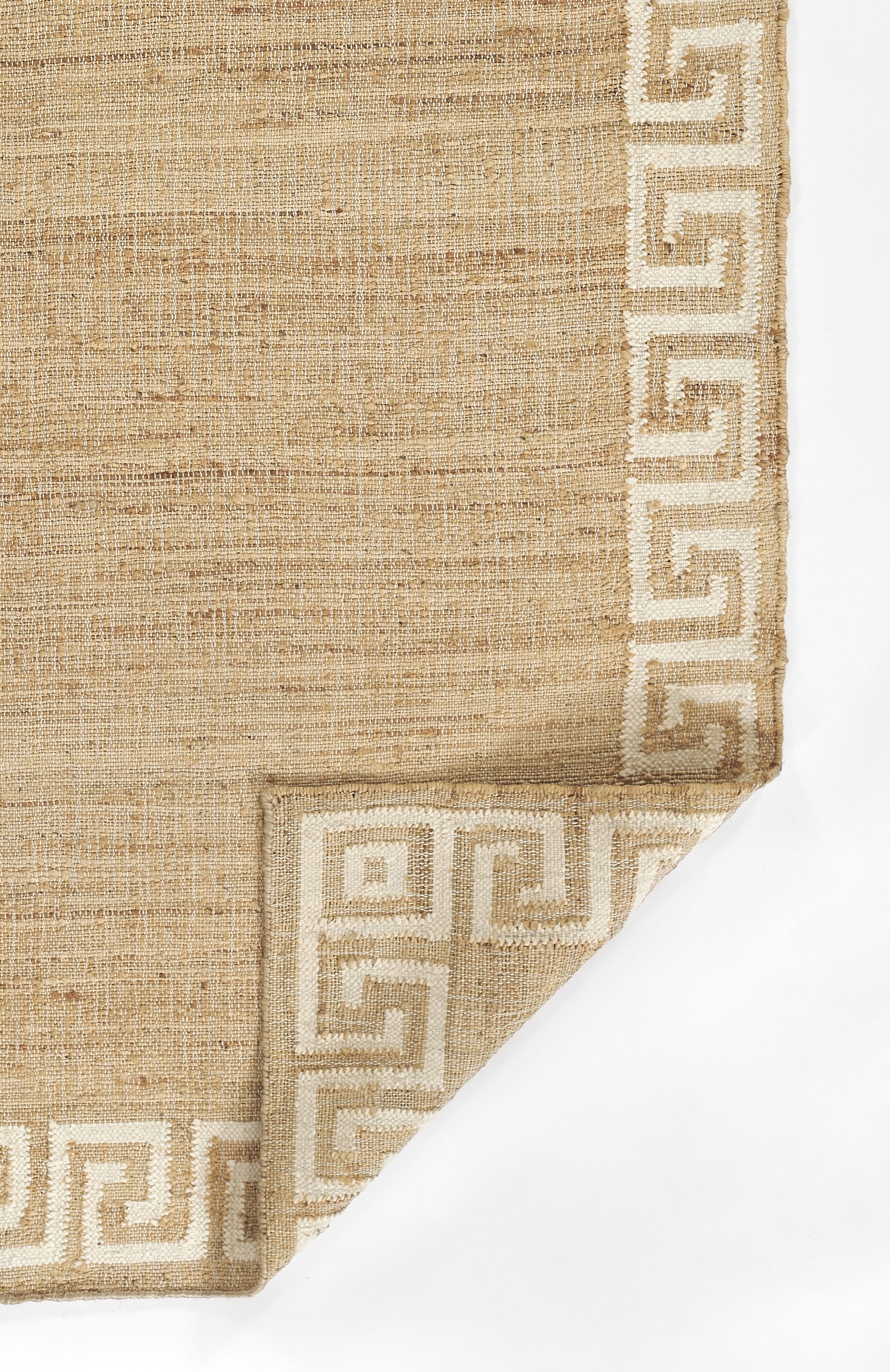 Orchard Greek Key Hand Woven Jute Rug RUGS - jute Momeni