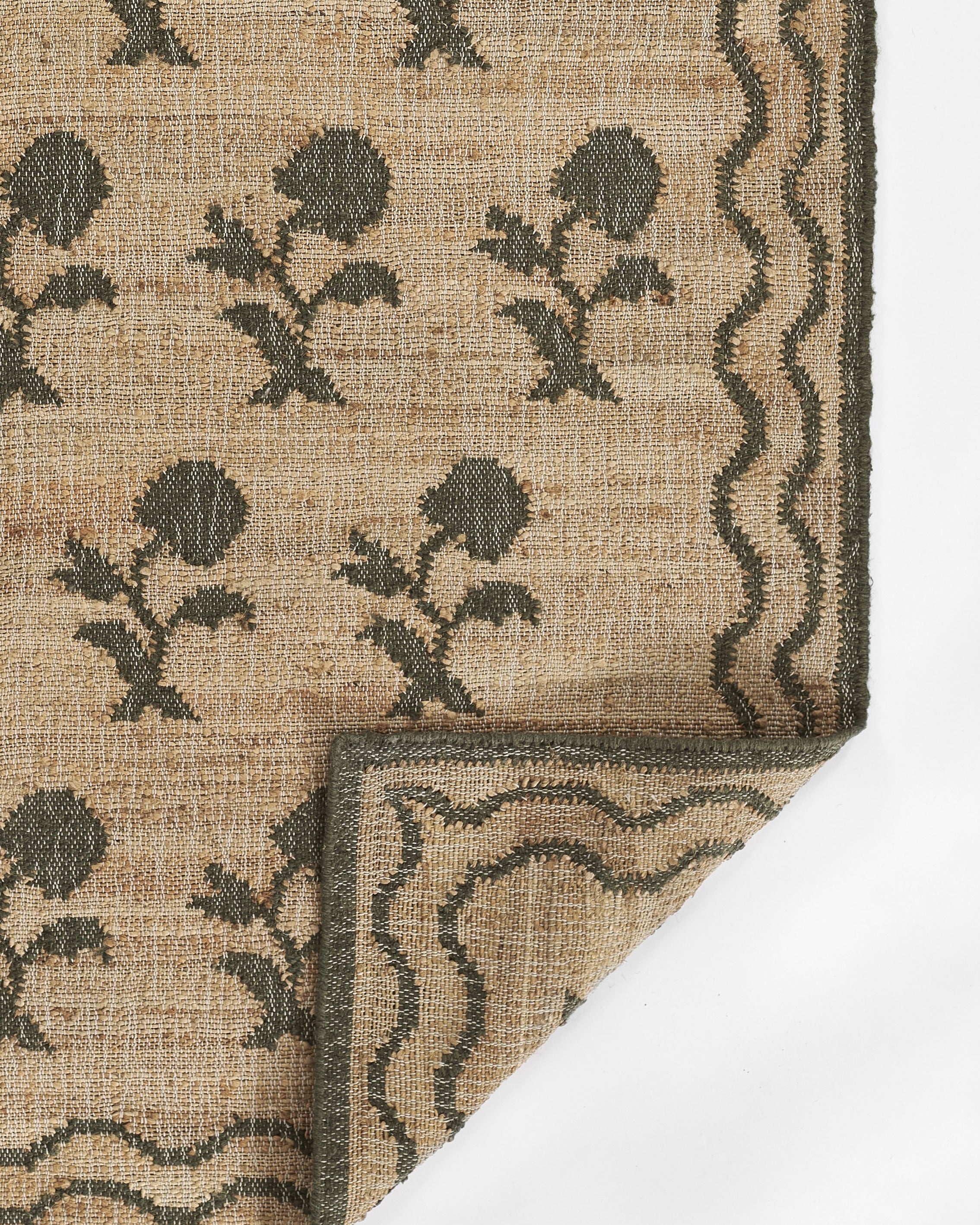 Orchard Block Print Hand Woven Jute Rug RUGS - jute Momeni