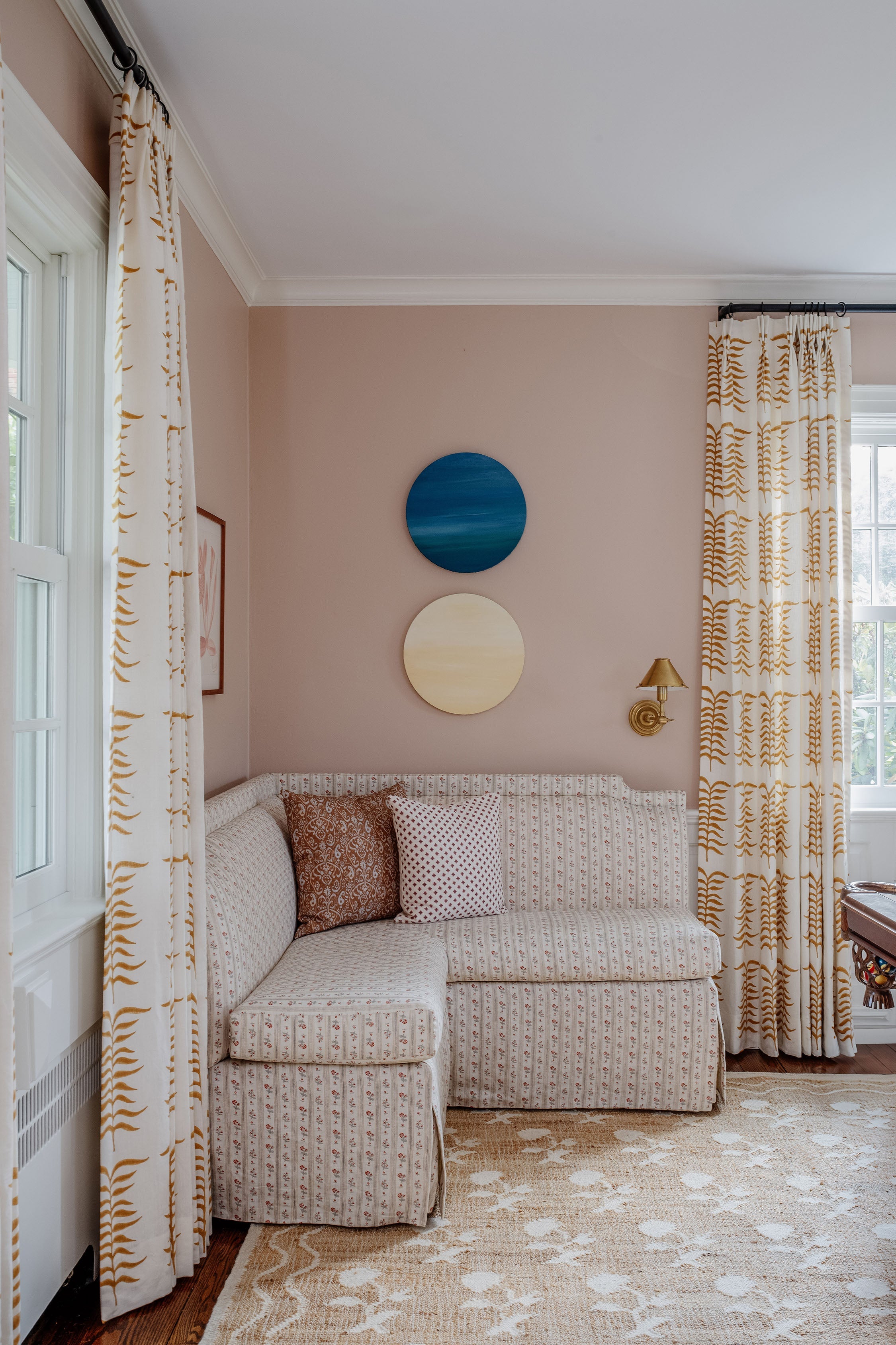 Orchard Block Print Hand Woven Jute Rug RUGS - jute Momeni