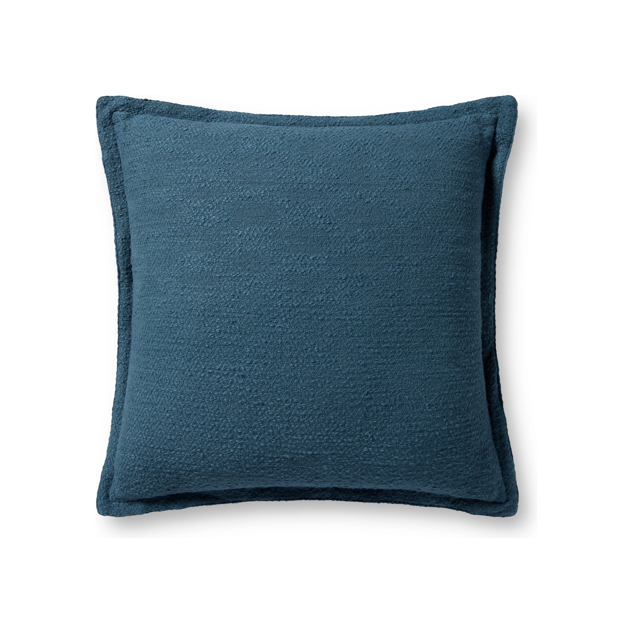 Chris Loves Julia x Loloi Morris Pillow, Blue 22x22 Cover Only