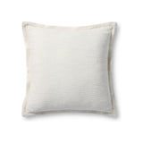 Chris Loves Julia x Loloi Morris Pillow Throw Pillows Loloi White 22x22 Cover Only