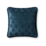 Chris Loves Julia x Loloi Darla Pillow Throw Pillows Loloi Navy 18x18 Cover Only