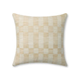 Amber Lewis x Loloi Adams Pillow Throw Pillows Loloi Sand / Ivory 18x18 Cover Only