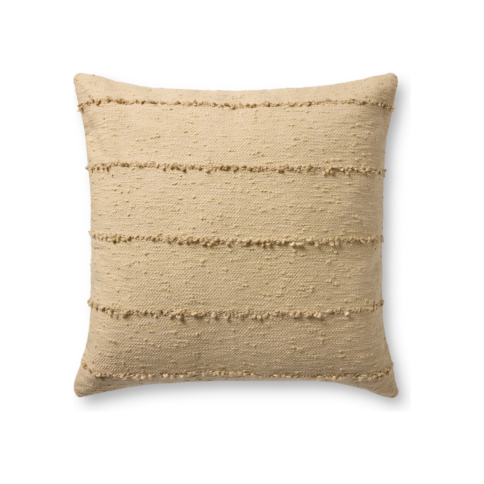 Loloi Boone Pillow, Natural 26x26 Cover Only