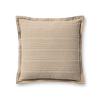 Chris Loves Julia x Loloi Howie Pillow Throw Pillows Loloi Natural 18x18 Cover Only