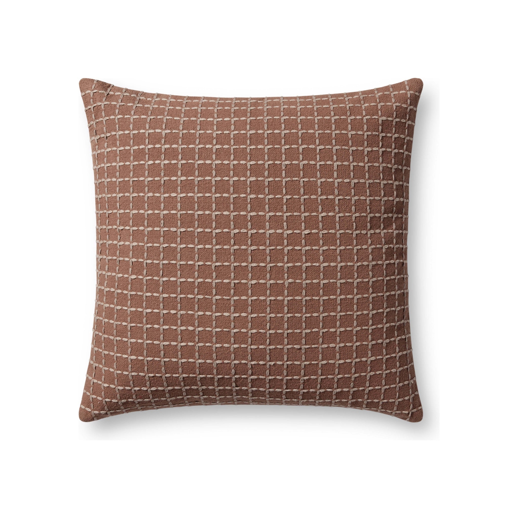 Jean Stoffer x Loloi Bertram Pillow Throw Pillows Loloi Rose / Blush 22" x 22" Cover Only