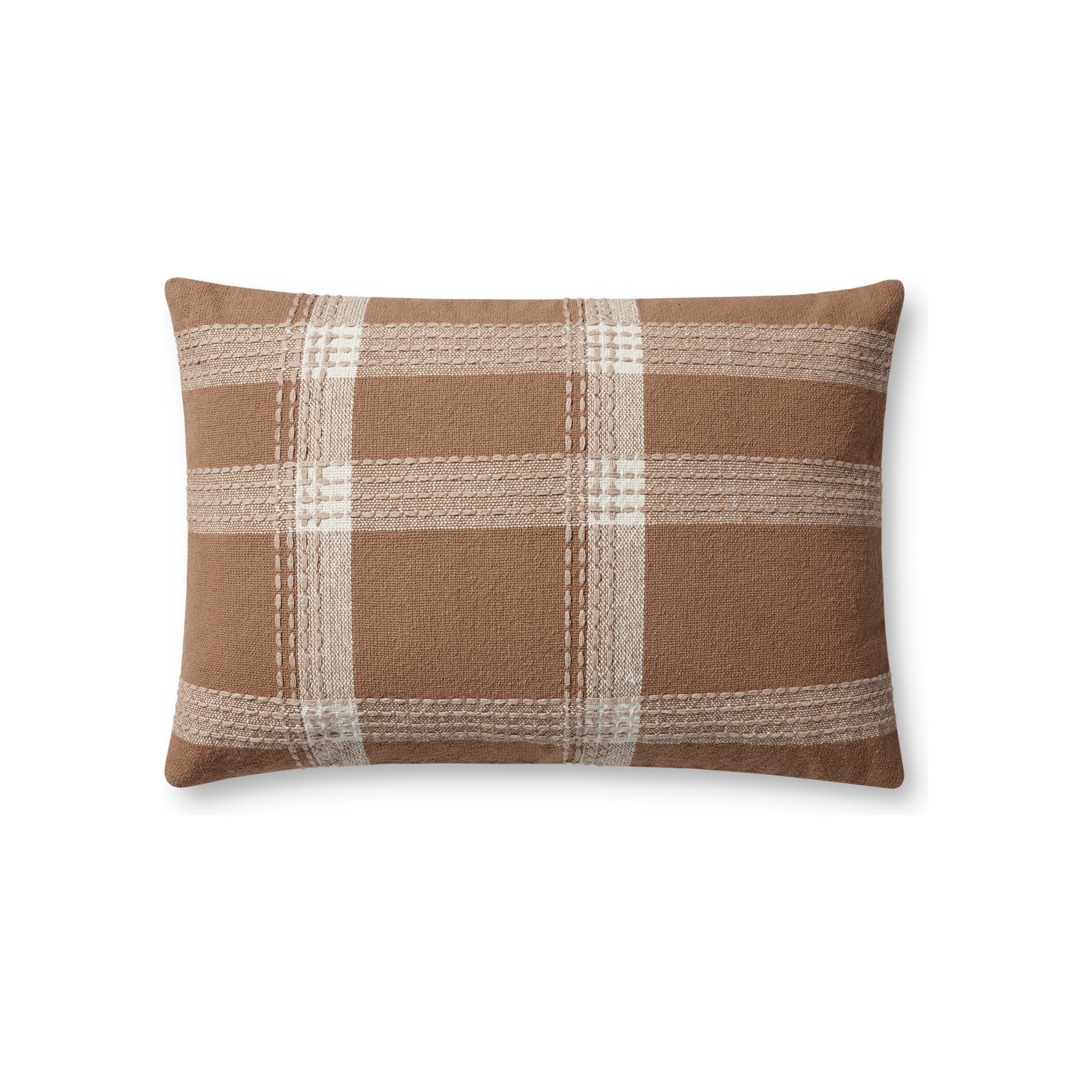 Jean Stoffer x Loloi Savannah Pillow Throw Pillows Loloi Rust / Multi 16x26 Cover Only