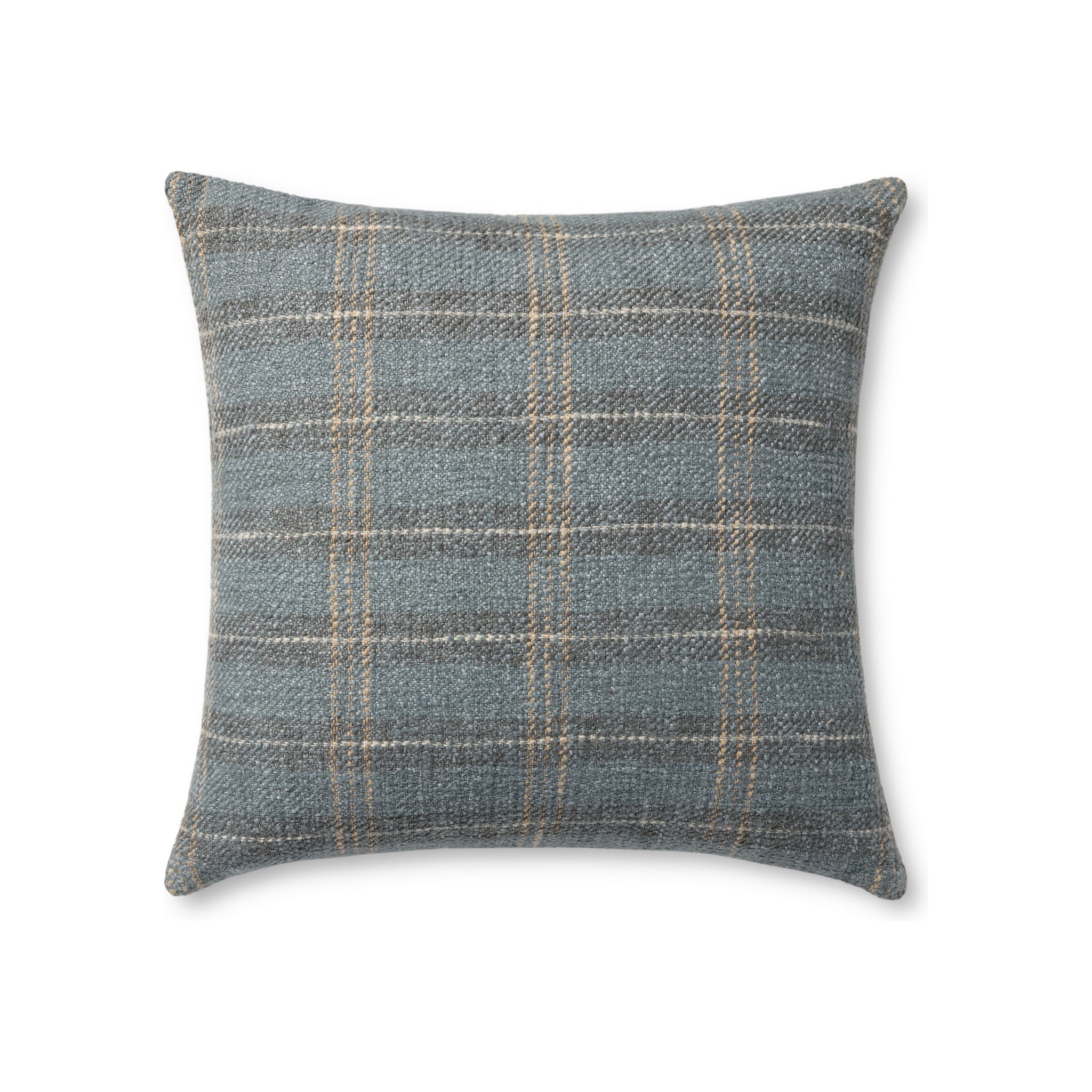 Amber Lewis x Loloi Stockton Pillow, Blue 18x18 Cover Only