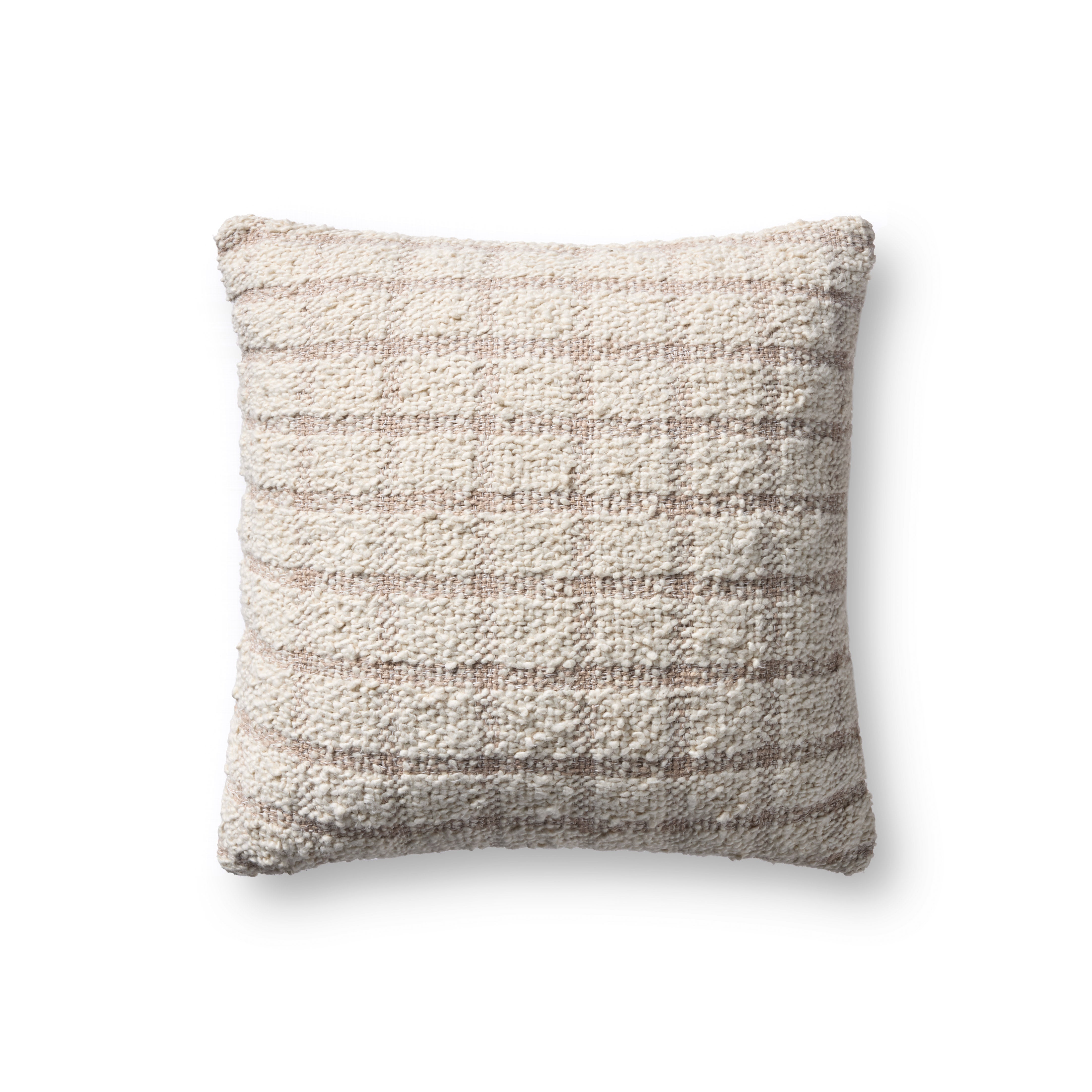 Magnolia Home by Joanna Gaines x Loloi Erin Ivory / Natural Pillow, Cover Only